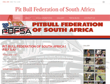 Tablet Screenshot of pbfsa.co.za